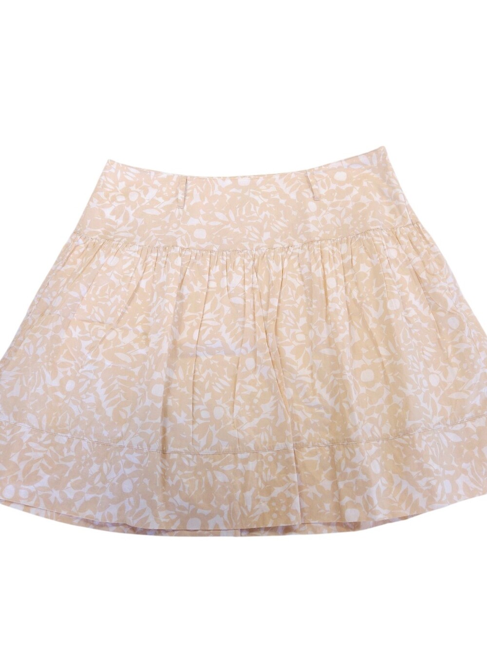 Westbound Cream Floral Tiered Skirt Size 16